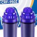 PUREPLUS CRF950Z Pitcher Water Filter Replacement for Pur PPF900Z, PPF951K, PPT700W, CR-1100C, DS-1800Z, CR-6000C, PPT711W, PPT711, PPT710W, PPT111W, PPT111R and All PUR Pitchers and Dispensers, 2PACK