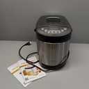 KITCHENARM 29-in-1 SMART Bread Machine with Gluten Free Setting 2LB 1.5LB 1LB Bread Maker Machine with Homemade Cycle - Stainless Steel Breadmaker with Recipes Whole Wheat Bread Making Machine (29 Programs - 3 Loaf Sizes - 3 Crust Colors)