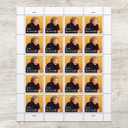 Sheet of 20 Postage Stamps Made for Toni Morrison