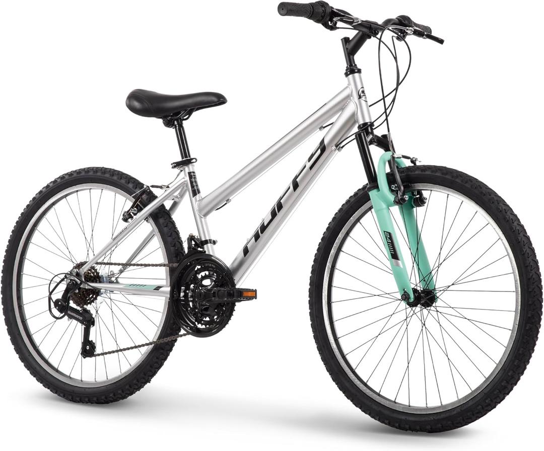 Huffy Stone Mountain Bike for Men and Women, 20/24/26, 6-Speed (20) or 21-Speed, Front or Dual Suspension (Varies), Multiple Colors, Adjustable Saddle, Shimano Equipped, All-Terrain Tires