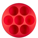 Instant Pot Silicone Egg Bites Pan with Lid (Red), Compatible with 6-Quart and 8-Quart Cookers