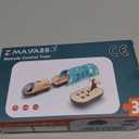 Electric Train for Wooden Track, Remote Control Train Toy, Motorized Train and Tunnel with Voice & Lights Effect, Battery Operated Locomotive Train Set Compatible with Thomas, Brio, Chuggington