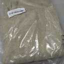 Hiasan Faux Linen Rectangle Tablecloth - Wrinkle and Stain Resistant Washable Table Cloth for Kitchen Dining Room Holiday Table Cover for Party Dinner, Beige, 54 x 120 Inch