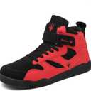 FZUU Men's Fashion High Top Leather Street Sneakers Sports Casual Shoes, Size 10