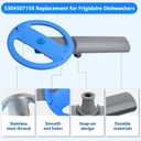 Showingo 5304507158 Dishwasher Lower Spray Arm Assembly Replacement for Frigidaire with 5304518968 Spray Arm Support & 5304506518 Drain Trap Filter, Replaces AP6036393 154821902 154821903 5304498139
