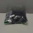 Men's Joggers Pants Casual Baggy Cotton Drawstring Tapered Sweatpants Cargo Hippie Loose Fit Trousers with Multi-Pocket (Medium, Black)