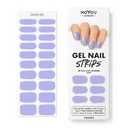 MOYOU LONDON Semi Cured Gel Nail Strips - 20 Pcs. Waterproof Gel Nail Wraps, Cures in Sunlight or UV/LED Lamp, Lasts Up to 2+ Weeks, Stretchable, Easy to Apply & Remove, Vegan & Cruelty-Free