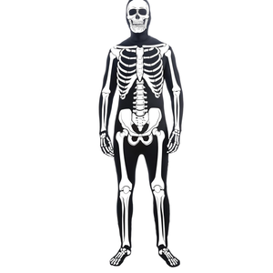 Rubies Men's Skeleton Man Bone Skin Suit Costume for Themed Parties and Halloween