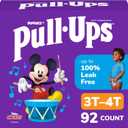 Pull-Ups Boys' Potty Training Pants, Size 3T-4T Training Underwear (32-40 lbs), 92 Count