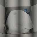 Ultrasonic Retainer Cleaner Machine, Cleaning Pod for Jewelry Cleaner, Dentures, Mouth Guards, Rings, Earrings, Glasses- 200ML 45kHz One-Touch 5-Minute Deep Clean (White)