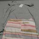 Splendid Girls 2pc Tank Short Set | Grey Heather Watercolor Stripe (X-Large)