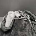 Bedsure Heated Blanket Throw Blanket - Fast Heating Electric Blanket, Soft Flannel Heated Throw with 4 Time Settings, 6 Heating Settings, Warm Gifts for Grandma & Grandpa & Seniors (50"x60", Grey)