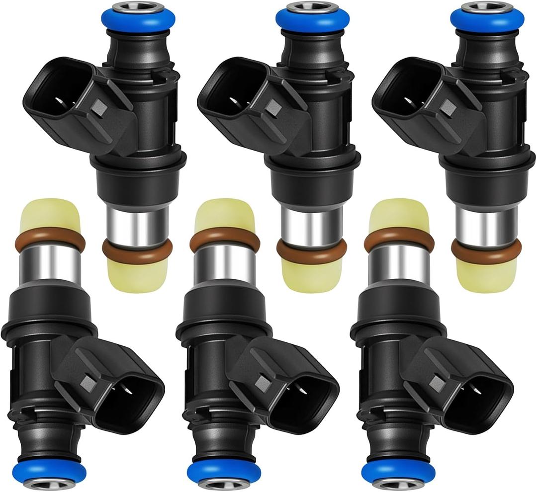 Fuel Injectors for Buick Lucerne 2006-2008,Allure 2005-2009,LaCrosse 2005-2009,for Pontiac Grand Prix 2004-2008 3.8L.OEM#28428452,FJ10575,12576414 (6Pcs)