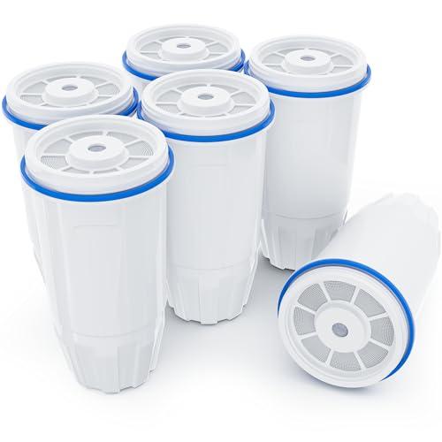 Water Filter Replacement by NUTTUTO Compatible with Zero Pitcher and Dispensers, for ZR-001, ZR-017 ZP-006 ZD-013 ZS-008, Multistage Filtration System to Reduce Lead, TDS, PFOA/PFOS, Chlorine, 5 Packs