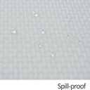 Maxmill Rectangle Tablecloth Weaved Pattern Waterproof Spillproof Wrinkle Free Table Cloth, Kitchen Dining Tabletop Decoration, Fabric Table Cover for Holiday Parties, 52 x 70 Inch, White