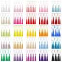 150 Pieces 13CM Bookmark Tassels Silky Craft Tassels for Jewelry Making, Bookmarks,Graduation DIY Projects, 25 Colors