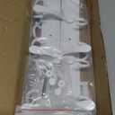 BAKON 2 Pack Coat Rack Wall Mount, 4 Tri-Hooks Heavy Duty Metal Wall Coat Rack with Hooks for Coats Towel Hats Keys,Towel Rack & Coat Hanger Wall Mount for Entryway Bathroom & Kitchen (White)