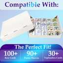 Card Sorting Tray With a lid,Cardboard Storage Organizing Raw For 20-Compartment Card Sorting Tray With index Labels,Sleeved for Mtg,Tcg,Sports Cards (Card Tray-1 PACK)