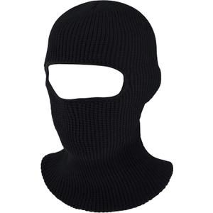 SATINIOR 1 Hole Ski Mask Winter Knitted Balaclava Warm Full Face Mask Windproof Head Cover for Men Women Sports Outdoor