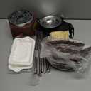 Smores Maker Tabletop Roaster Kit  Electric Fondue Set with Adjustable Heat, Indoor Smores Roaster for Date Night, Movie Night, Family Fun & Couple Gift Ideas