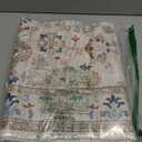 SERISSA Boho Rugs for Entryway, 2x3 Light Yellow Entryway Rug Non-Slip Washable Small Area Rug, Ultra Soft Vintage Low-Pile Indoor Door Mat Floor Carpet for Entrance Bedroom Kitchen Bathroom