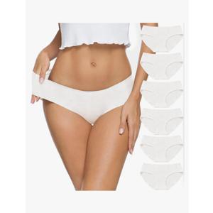 Altheanray Women’s Seamless Underwear No Show Panties Soft Stretch Bikini Underwears 6 Pack(AWB3081Scolor15), S