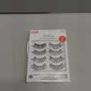 KISS So Wispy, False Eyelashes, 'Style #01', 14mm, Includes 5 Pairs Of Lashes, Easy to Apply, Reusable Lash Clusters