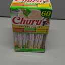 INABA Churu Cat Treats, Grain-Free, Lickable, Squeezable Creamy Pure Cat Treat/Topper, 60 Servings, Chicken Variety Box (0.5 Ounce (Pack of 60)), BB Date: 11/08/2025