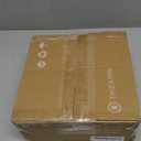 CAROTE 8 Inch Non Stick Frying Pan with Lid,White Granite Nonstick Skillet Omelet Pans, Egg Pan Granite Cookware, PFOS & PFOA Free