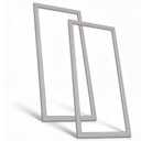 2 Pack W10830162 Refrigerator Door Gasket, Unit for Whirlpool, Kenmore, KitchenAid, Maytag, JennAir, Dacor Refrigerator Door Seal, Fits for WRF535SMBM00 WRF535SWHZ04 12723206AP W10179332 W10199876 etc