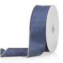 2" X 20 Yards Dusty Blue Velvet Ribbon for Christmas Tree Wreath Vintage Decoration Handmade Crafts Ornaments Gift Wrapping and Bow Making