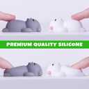 Nutty Toys Squishy Cat Set - 2" Soft Silicone Kawaii Kitties, Top Stress Relief Toy 2026, Unique Kids & Adults Egg Filler Gift Idea, Best Teenage Girl, Teen Boy & Tween Easter Basket Stuffers Present