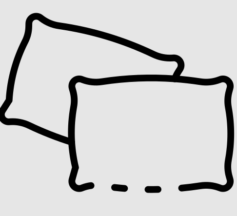 Pillowcases, White size 18"x27", 2 pcs