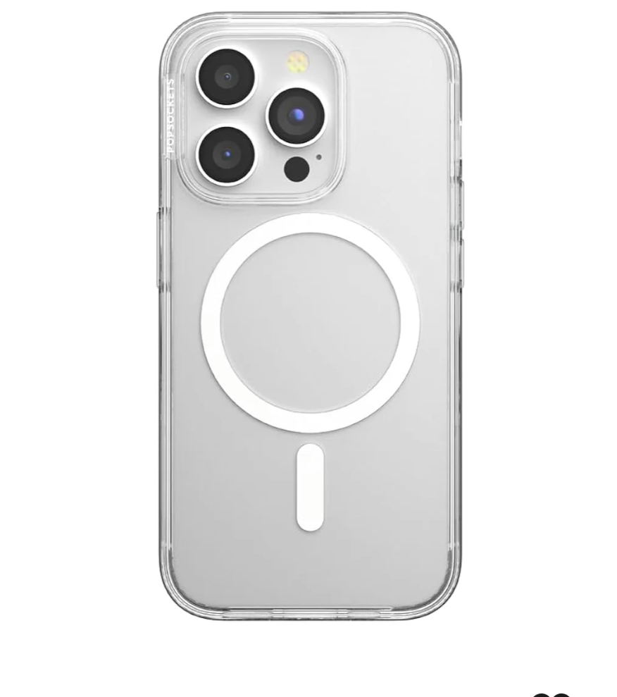 iPhone 15 Pro Case Compatible with MagSafe, Phone Case for iPhone 15 Pro, Wireless Charging Compatible, Case Only - Clear