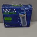 Brita Stream Pitcher Water Filter for Pitchers and Dispensers, BPA-Free, Replaces 1,800 Plastic Water Bottles a Year, Lasts Two Months or 40 Gallons, Includes 3 Filters