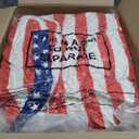 Pavilia Patriotic Blanket - American Flag Throw Blanket for Sofa Couch Bed, Soft Microfiber Sherpa Fleece Reversible, USA Military Veteran July 4th Gift - 50 x 60 Inches