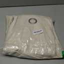 NICETOWN Natural Linen Curtains 84 inch Long 2 Panels Set, Grommet Top Thick Linen Burlap Semi Sheer Vertical Drapes Privacy Assured with Light Filtering for Bedroom/Living Room, W55 x L84