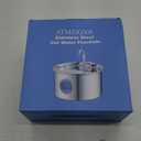 Cat Water Fountain Stainless Steel: Cat Fountain for Drinking - 88oz/2.6L Pet Water Fountain for Cats Indoor - Quiet Cats Water Bowl Dispenser - Pets Feeding & Watering Supplies - for Small Animals