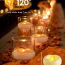 12 Pack 2.3 Flameless LED Floating Candles, Water-Activated Battery Operated Floating Candle with180+ Hours Runtime for Cylindrical Vase, Pool, Fountain - Ideal for Wedding, Party Decoration