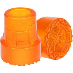 Heavy Duty Rubber Cane Tips - 3/4 Inch Anti Slip Replacement Accessories for Seniors, Walking Sticks, Hiking Sticks Upgrade Design 2PCS