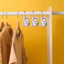 Easter Shower Curtain Hooks - Set of 12, Perfect for Bathroom, Living Room, Balcony, Doors, Porches, and More