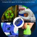 SUNLU PLA+2.0 3D Printer Filament, Upgrade PLA+ Filament 1.75mm, Tougher and Stronger, Neatly Wound PLA Plus Filament, Dimensional Accuracy +/-0.02mm, 1KG Spool(2.2lbs), Pink