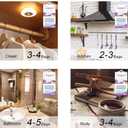 CANAGER Hanging Moisture Absorber, Lavender Vanilla Moistureproof Hanging Bag, Dehumidifier Bag (8 packs) Hanging Closet Dehumidifier Bags, Moisture Absorb 12.5 oz. (Dark Purple)