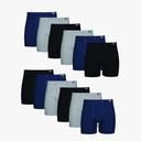 Hanes Men's Underwear Boxer Briefs Pack, Cotton ComfortSoft Boxer Brief for Men, Moisture-Wicking Breathable, Multipack size L