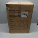 YJHome Pull Out Trash Can Under Cabinet with 2 * 10Gal Garbage, Cabinet Trash Can Pull Out Kit with Soft-Close Slides, Under Sink Trash Can with Door Mounting Kit for Minimum Opening 18" W (Double)