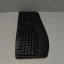 Ergonomic Wireless Keyboard with Wrist Rest, Wave Keys, Comfortable Natural Typing, 2.4GHz Full Size Ergo Wireless Computer Keyboard for Multi-OS, Windows, Mac OS Laptop/PC/Notebook (Black)
