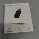 for Apple Carplay Wireless Adapter, 3X Fast Auto-Connect, No Latency, Plug&Play, Wireless Carplay Adapter, 2025 Mini Car Play Dongle for iPhone 6~17, Fit for 927+ Cars,USB A/C,Matte Black