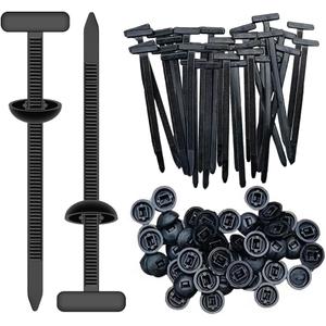 150 Pack Heavy Duty Self-Locking Nylon Zip Ties, Cable Tie Buckle, UV Resistant Zipper Clips, Universal Nylon Cable Tie Buckle for Car, Home, Office & Garden
