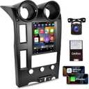 [2G+64G] Vertical Car Radio for Hummer H2 2002-2007, 9.7 inch Android Touch Screen Stereo, Carplay/Android Auto/Hi-Fi Audio/1080P/SWC/Bluetooth + AHD Backup Camera + MIC
