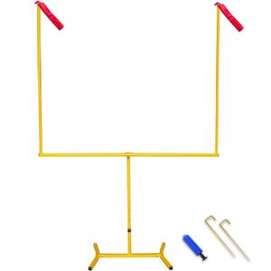 Football Goal Post, Adjustable Height Field Goal Post, Sturdy Steel Tube Frame, Powder Coating Anti-Rust Craft, Easy to Assemble